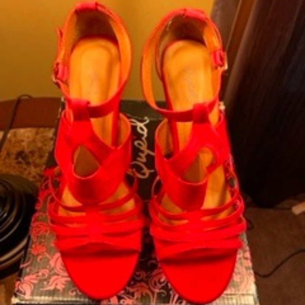 Qupid High Wedge, WM 10, Great Condition, Pink